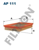 FTR AP111 Fıltron Ap111 Hava Filtresi Mazda 323 IV (Bg) 1.3 67Hp 09/89-07/94 - 1