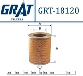 Grat 18120  HAVA FİLTRESİ LANDCRUISER 84-96 2.4 TD / WFR LN85 90-9 - 1