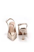 Pisagor Ps-32170 7 Cm Topuklu Kadın Stiletto Abiye Ayakkabı - 8