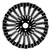 EMR-S1020-01 8.5x19" -5x112 ET38 66.6 Deep Black Diamond Gloss Jant (4 Adet) - 1