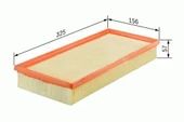 Sardes SA365 Sa365 Hava Filtresı Scudo / 405 406 607 806 Expert / C5 1.9Td 2.0 HDI - 1