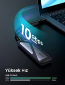 Ugreen M.2 NVMe SSD Type-C 3.1 Gen2 PCIe M-Key M+B Key Disk Kutusu Outlet - 2