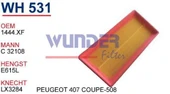 Wunder WH531 Hava Filtresi Citroen C5-C5 II 2,0 Hdi - 1