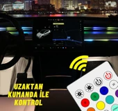 Araç İçi Ambiyans Aydınlatma Wifi Kontrol 12-24V USB 110 cm thumbnail 5