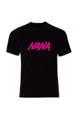 fame-stoned  Black Stones Nana Karakterli Anime Baskılı Unisex %100 Pamuk Siyah T-shirt thumbnail 1