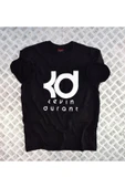fame-stoned  Kevin Durant Baskılı Unisex %100 Pamuk Siyah T-shirt thumbnail 1