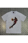 fame-stoned  James Harden Baskılı Unisex %100 Pamuk Beyaz T-shirt thumbnail 1