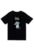 fame-stoned  Gojira Müzik Grubu Baskılı Unisex %100 Pamuk Siyah T-shirt thumbnail 1