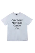 fame-stoned Recep Tayyip Erdoğan Baskılı Unisex %100 Pamuk Beyaz T-shirt thumbnail 1