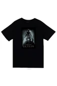 fame-stoned  Skyrim Oyun Baskılı Unisex %100 Pamuk Siyah T-shirt thumbnail 1
