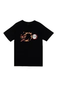 fame-stoned  Damon Slayer Anime Baskılı Tshirt - 1