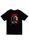 fame-stoned  Terrifier Baskılı Unisex %100 Pamuk Siyah T-shirt thumbnail 1