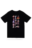 fame-stoned  The Amazing Digital Circus Baskılı %100 Pamuk Unisex Siyah T-shirt thumbnail 1