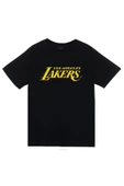 fame-stoned  Lebron James Baskılı Unisex %100 Pamuk Siyah T-shirt thumbnail 1
