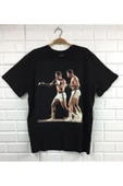 fame-stoned  Muhammed Ali Baskılı Unisex %100 Pamuk Siyah T-shirt thumbnail 1