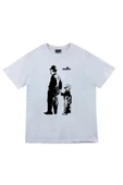 fame-stoned  Charlie Chaplin Baskılı T-shirt thumbnail 1