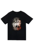 fame-stoned  Kurt Baskılı Unisex %100 Pamuk Siyah T-shirt thumbnail 1