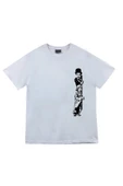 fame-stoned  Unisex Beyaz  Chaplin Baskılı T-Shirt thumbnail 1