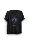 fame-stoned  Pink Floyd Baskılı Unisex %100 Pamuk Siyah T-shirt thumbnail 1