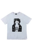 fame-stoned  Lp Laura Pergolizzi Baskılı Unisex %100 Pamuk Beyaz T-shirt thumbnail 1