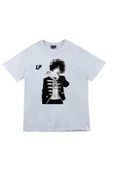 fame-stoned  Lp Laura Pergolizzi Baskılı Unisex %100 Pamuk Beyaz T-shirt thumbnail 1
