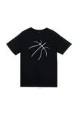 fame-stoned  Unisex Siyah Basketbol Topu Baskılı T-shirt thumbnail 1