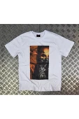 fame-stoned  Unisex Beyaz Tişört Baskılı T-shirt thumbnail 1