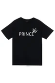 fame-stoned  Unisex Siyah Prince Prens Baskılı T-shirt - 1