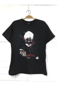 fame-stoned  Unisex Siyah Tokıo Ghoul Baskılı T-shirt thumbnail 1