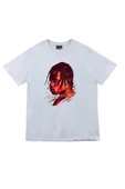 fame-stoned  Unisex Beyaz Astraworld Travis Scott Baskılı T-Shirt - 1