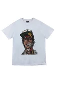 fame-stoned  Unisex Wiz Khalifa Baskılı T-shirt - 1