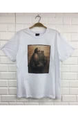 fame-stoned  Unisex Beyaz Boks Eldiveni Baskılı T-shirt thumbnail 1