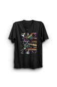 fame-stoned  Pink Floyd Baskılı Unisex %100 Pamuk Siyah T-shirt thumbnail 1