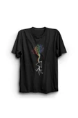 fame-stoned  Pink Floyd Baskılı Unisex %100 Pamuk Siyah T-shirt thumbnail 1