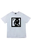 fame-stoned  Lp Laura Pergolizzi Baskılı Unisex %100 Pamuk Beyaz T-shirt thumbnail 1