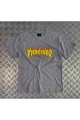 fame-stoned  Thrasher Baskılı T-shirt - 1