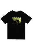 fame-stoned Machine Head Unisex %100 Pamuk Siyah T-shirt thumbnail 1