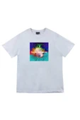 fame-stoned Placebo Baskılı Unisex %100 Pamuk Beyaz T-shirt thumbnail 1