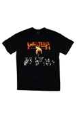 fame-stoned Pantera Baskılı Unisex %100 Pamuk Siyah T-shirt thumbnail 1