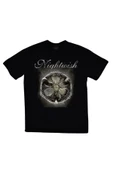 fame-stoned Nightwish Baskılı Unisex %100 Pamuk Siyah T-shirt thumbnail 1