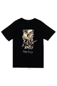 fame-stoned Pink Floyd Baskılı Unisex %100 Pamuk Siyah T-shirt thumbnail 1