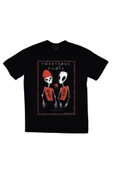 fame-stoned  Twenty One Pilots Baskılı Unisex %100 Pamuk Siyah T-shirt - 1