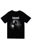 fame-stoned Behemoth Baskılı Unisex %100 Pamuk Siyah T-shirt thumbnail 1