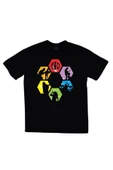fame-stoned  Dream Theater Baskılı Unisex %100 Pamuk Siyah T-shirt - 1