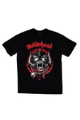 fame-stoned  Motörhead Baskılı Unisex %100 Pamuk Siyah T-shirt thumbnail 1