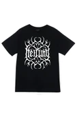fame-stoned Heilung Baskılı Unisex %100 Pamuk Siyah T-shirt thumbnail 1