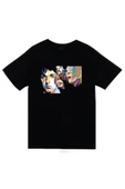fame-stoned The Beatles Baskılı Unisex %100 Pamuk Siyah T-shirt thumbnail 1