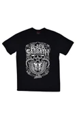 fame-stoned  Black Sabbath Baskılı Unisex %100 Pamuk Siyah T-shirt thumbnail 1