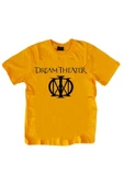 fame-stoned  Dream Theater Baskılı Unisex %100 Pamuk Sarı T-shirt thumbnail 1