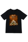 fame-stoned Lamb Of God Baskılı Unisex %100 Pamuk Siyah T-shirt thumbnail 1